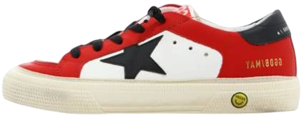 (Preschool) Golden Goose Low Top Canvas 'Red White' GYF00495.F004218.82186 Buy (Preschool) Golden Goose Low Top Canvas 'Red White' GYF00495.F004218.82186