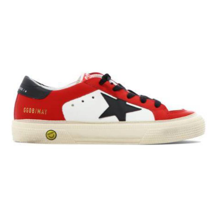 Order (Preschool) Golden Goose Low Top Canvas 'Red White' GYF00495.F004218.82186