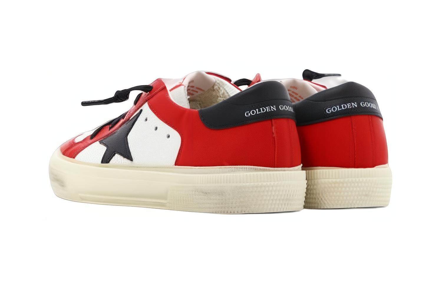 Purchase (Preschool) Golden Goose Low Top Canvas 'Red White' GYF00495.F004218.82186