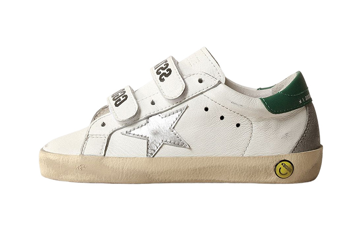 (Preschool) Golden Goose Low Top Lace-Up 'Fashion White Green' GTF00177.F004224.10232