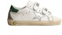 (PS) Golden Goose Kasut Rendah 'Fesyen Putih Hijau'. GTF00177.F004224.10232