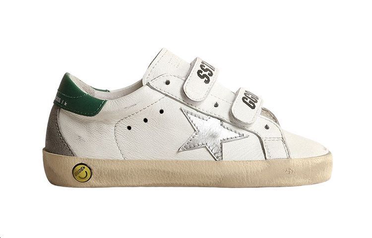 Order (Preschool) Golden Goose Low Top Lace-Up 'Fashion White Green' GTF00177.F004224.10232