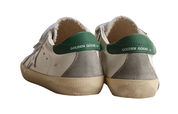 Shop (Preschool) Golden Goose Low Top Lace-Up 'Fashion White Green' GTF00177.F004224.10232