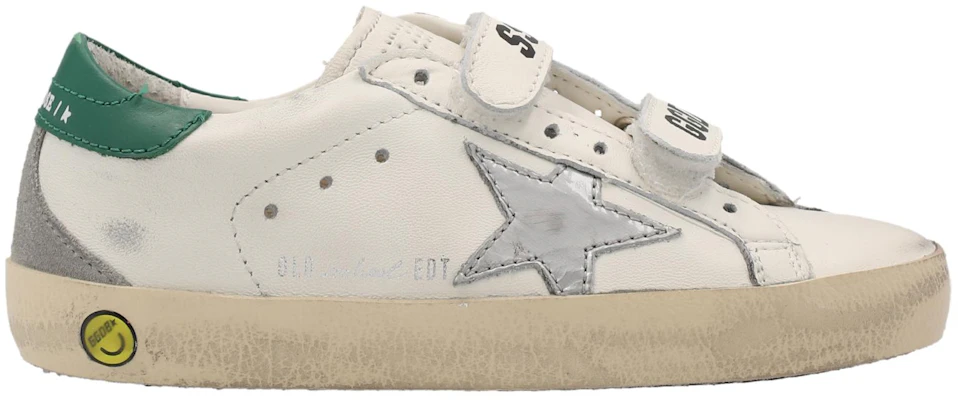(PS) Golden Goose Sepatu Low Top Tali 'Putih Hijau' GYF00177.F004224.10232 Order (PS) Golden Goose Sepatu Low Top Tali 'Putih Hijau' GYF00177.F004224.10232