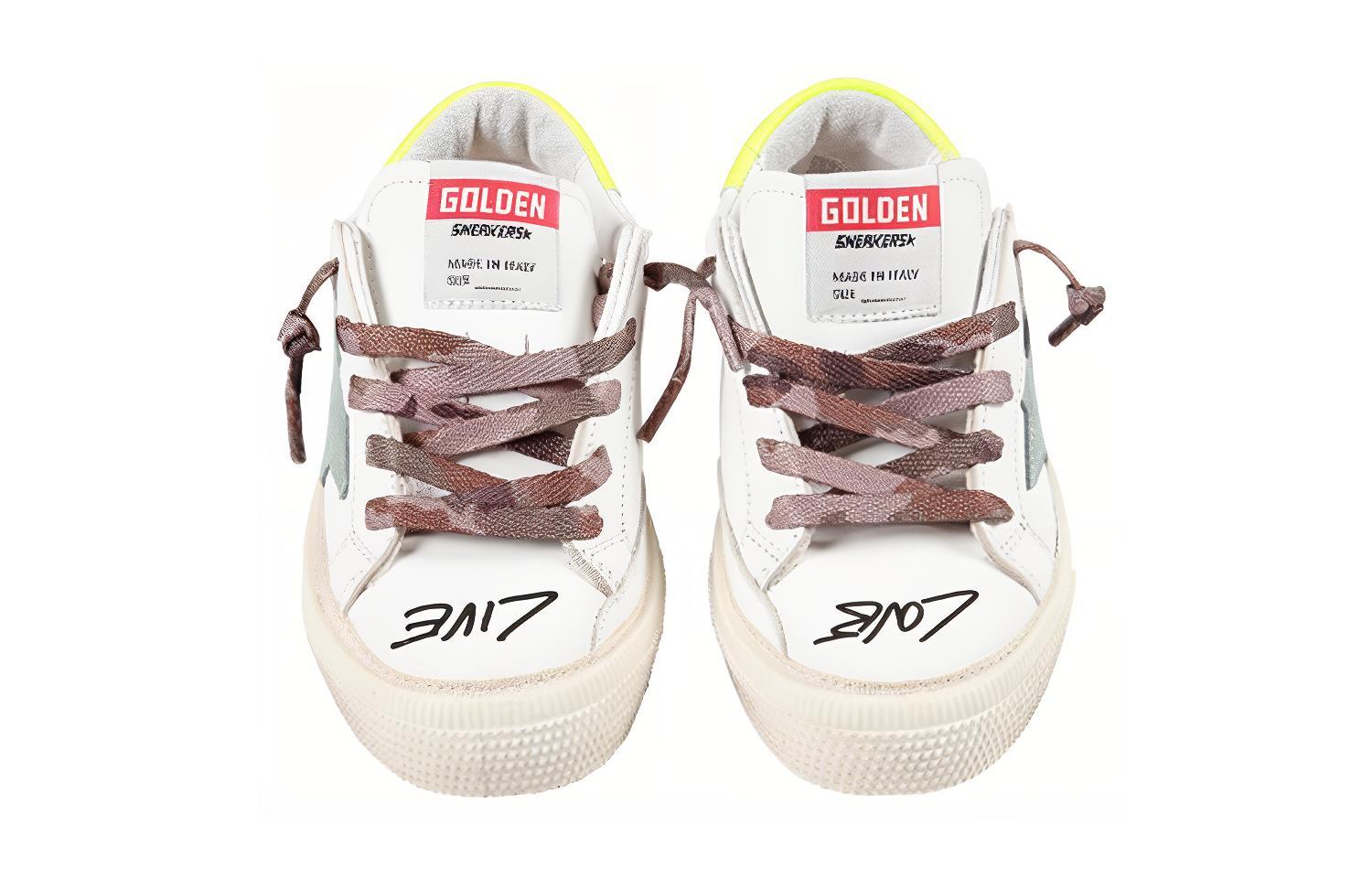 Lookbook (PS) Golden Goose May ''Imprimé Slogan - Blanc'' GTF00112.F002817.10971