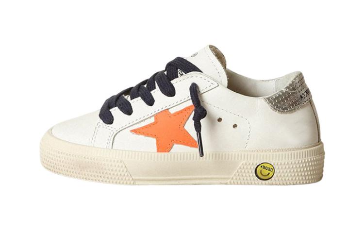 (Preschool) Golden Goose May 'Star Distressed White' GYF00112.F003299.11214