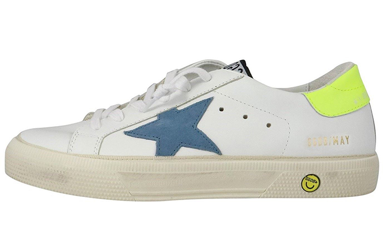 (Preschool) Golden Goose May 'White Blue Green Star' GTF00112.F001166.10517