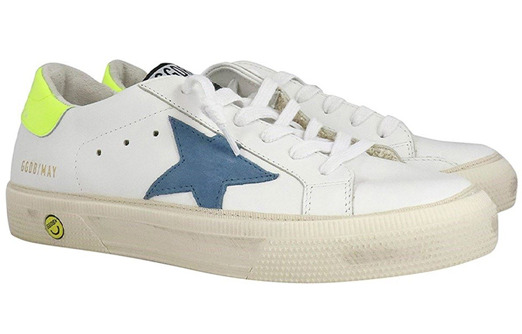 Lookbook (PS) Golden Goose May ''Weiß Blau Grün Stern'' GTF00112.F001166.10517