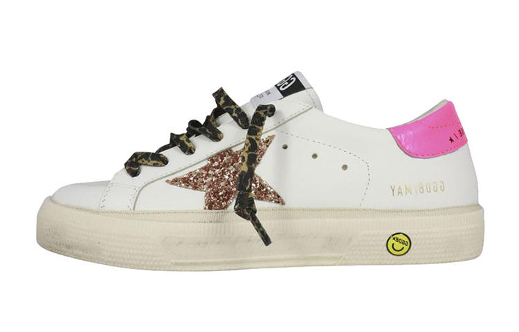(Preschool) Golden Goose May 'White Pink' GYF00112.F001167.10518