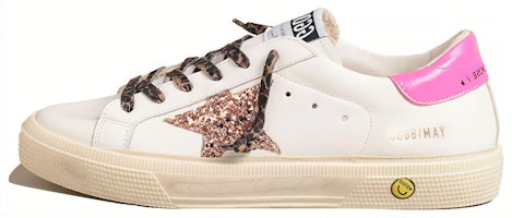 (Preschool) Golden Goose May 'White Pink Star' GTF00112.F001167.10518 (Preschool) Golden Goose May 'White Pink Star' GTF00112.F001167.10518