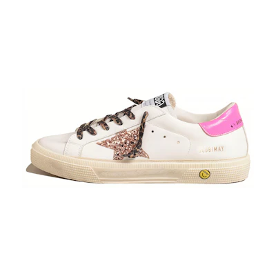 (PS) Golden Goose May 'White Pink Star'