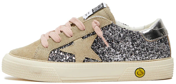 preschool-golden-goose-may-low-top-sneakers-silver-brown-star-gyf-00112-f004215-82184