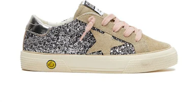 Order 中童 Golden Goose May Star 系帶低帮 時尚板鞋 銀棕