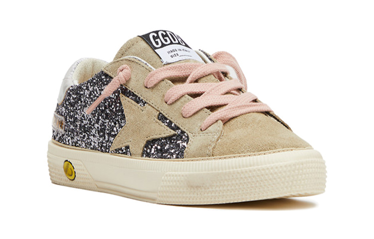 (PS) Golden Goose May Low Top Sneakers 'Silver Brown Star' 圖 3