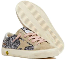 Purchase 中童 Golden Goose May Star 系帶低帮 時尚板鞋 銀棕