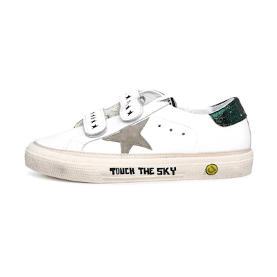 (PS) Golden Goose May Star 'White Green Velcro'
