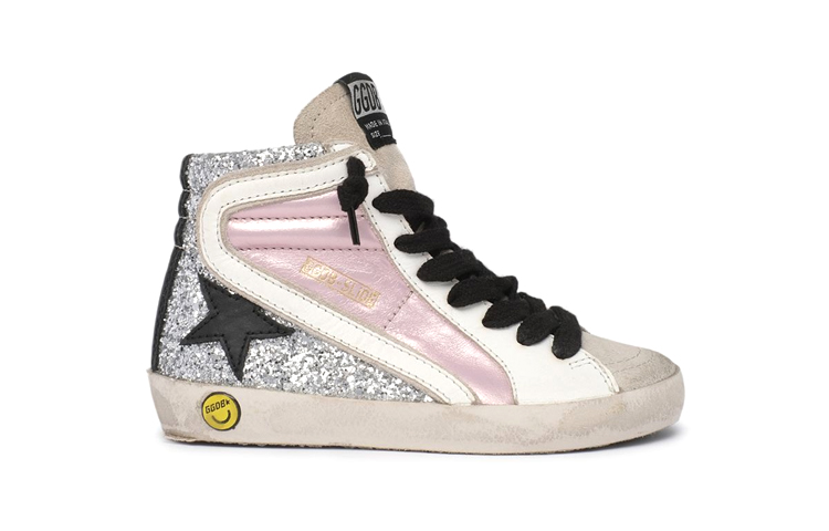 Order (PS) Golden Goose Slide 'Pink White Patchwork' Sepatu Wanita GYF00116.F000220.80241