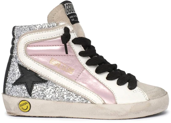 (PS) Golden Goose Slide 'Pink White Patchwork' Sepatu Wanita GYF00116.F000220.80241 Order (PS) Golden Goose Slide 'Pink White Patchwork' Sepatu Wanita GYF00116.F000220.80241