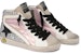 (PS) Golden Goose Slide 'Tampalan Merah Jambu Putih' GYF00116.F000220.80241