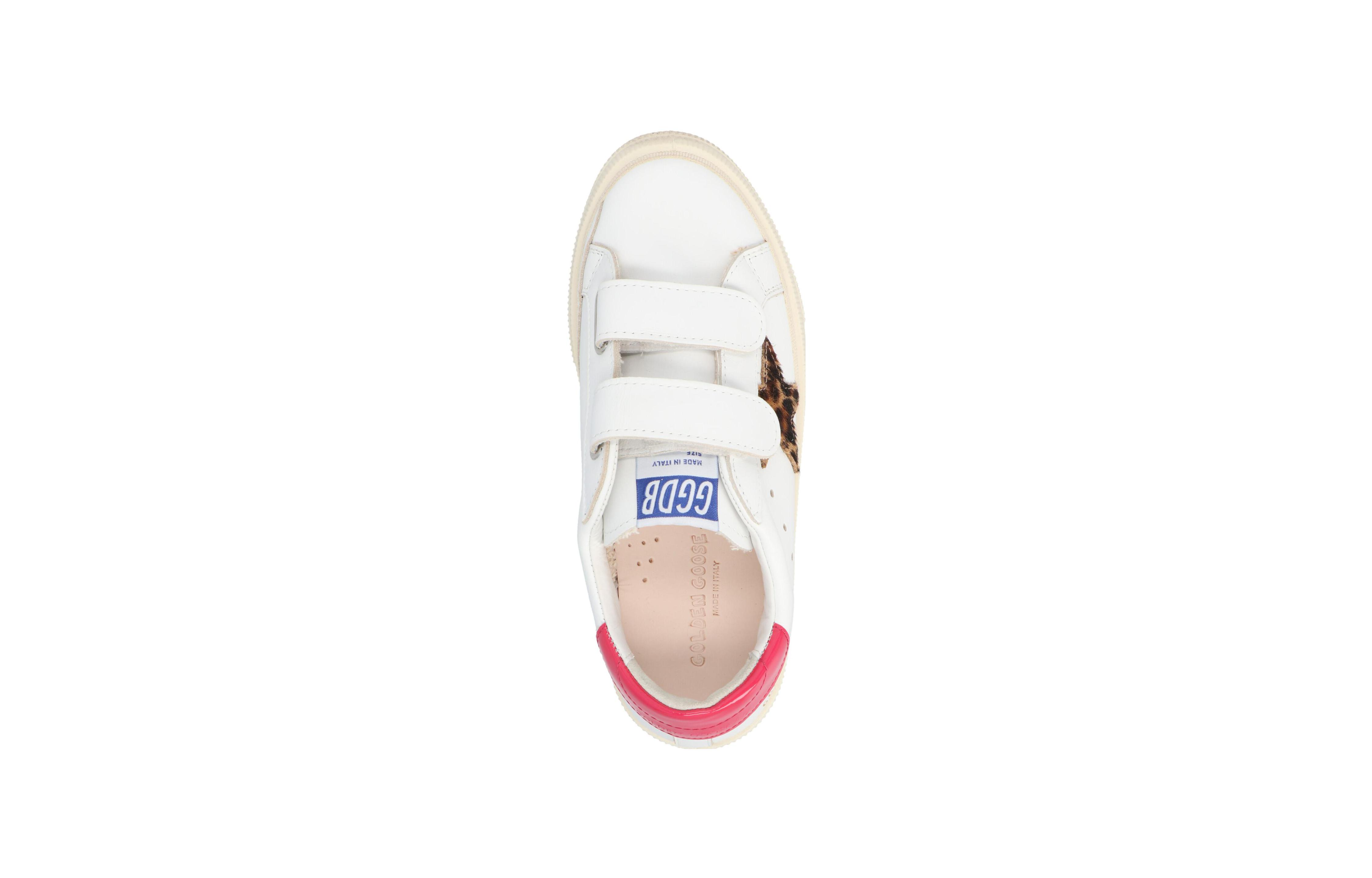 Shop (PS) Golden Goose Sneaker ''Wit Roze'' GYF00198.F001996.10762