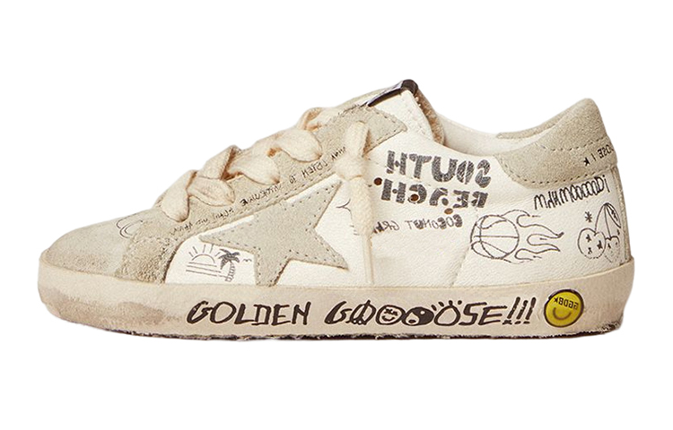 (PS) Golden Goose Super-Star 'Grey White'