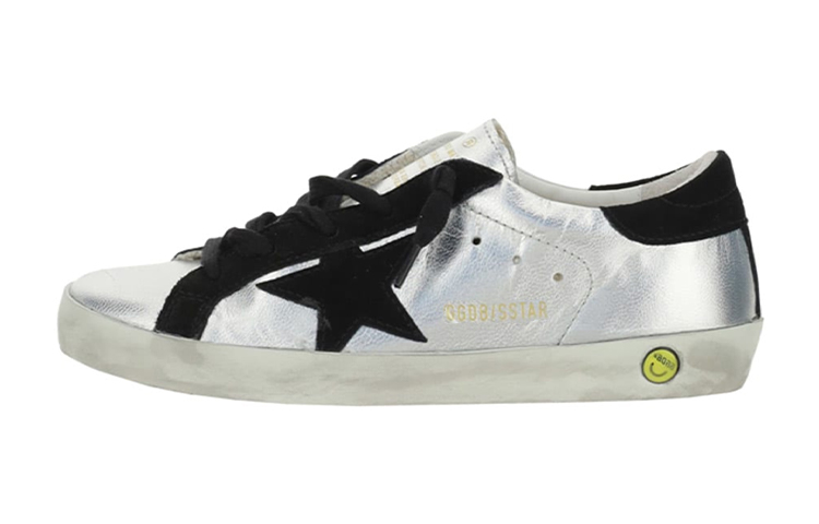 (PS) Golden Goose Superstar 'Silver Distressed'