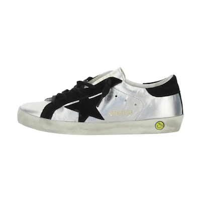 (PS) Golden Goose Superstar 'Silver Distressed'