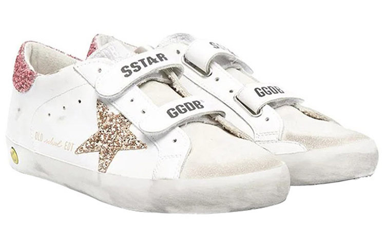 (PS) Golden Goose Superstar White 'Sequin Gold Star Pink Glitter Velcro' 圖 2