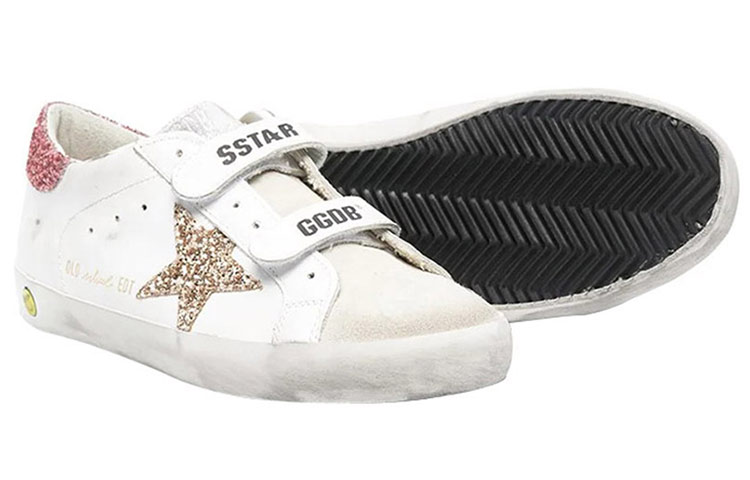 (PS) Golden Goose Superstar White 'Sequin Gold Star Pink Glitter Velcro' 圖 5