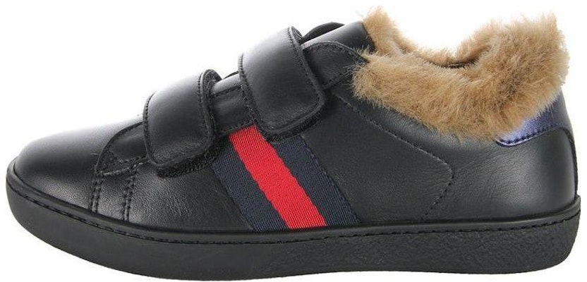 (PS) Gucci Ace 'Lapisan Bulu Hitam' 526162-0IIL0-1071 Buy (PS) Gucci Ace 'Lapisan Bulu Hitam' 526162-0IIL0-1071