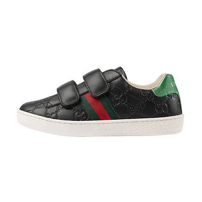 (PS) Gucci Ace 'Black Gucci Signature'