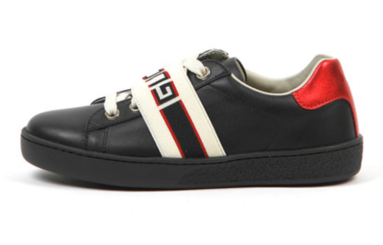 Buy (PS) 幼児用 グッチ エース 'ブラックロゴ' 553053-0IIR0-1067 553053-0IIR0-1067