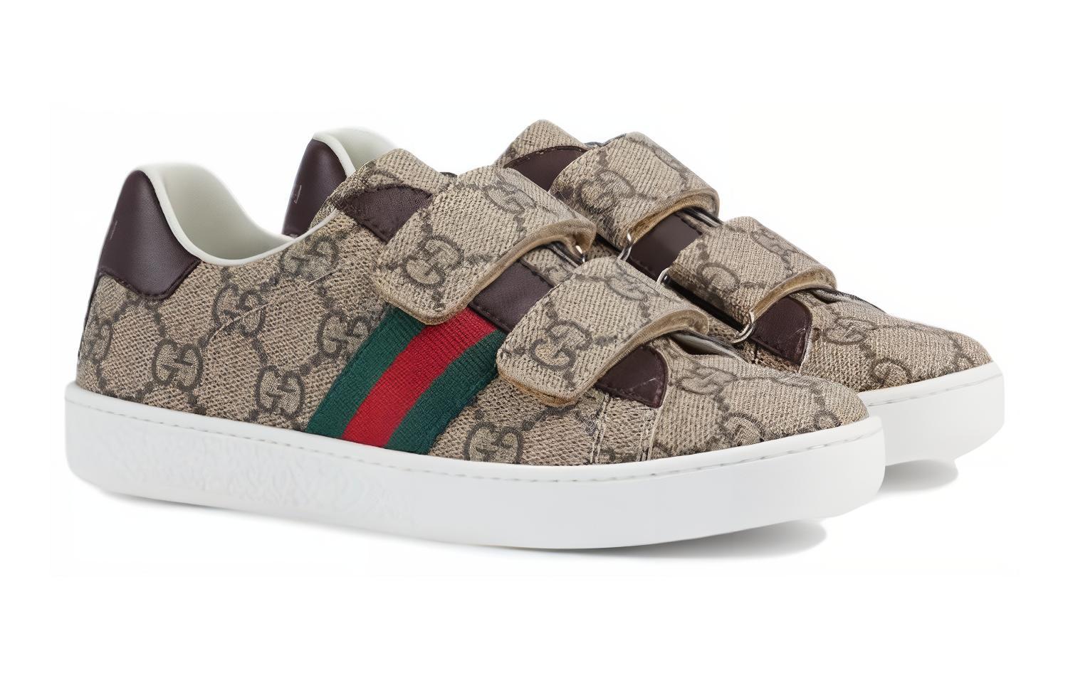 Lookbook (PS) 古驰Ace系列“棕色皮革低帮鞋” 463090-FACYF-9753