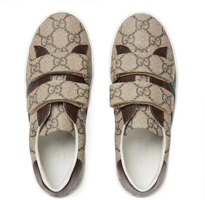 (Preschool) Gucci Ace 'Brown Leather Low-Top' 463090-FACYF-9753 Shop (Preschool) Gucci Ace 'Brown Leather Low-Top' 463090-FACYF-9753