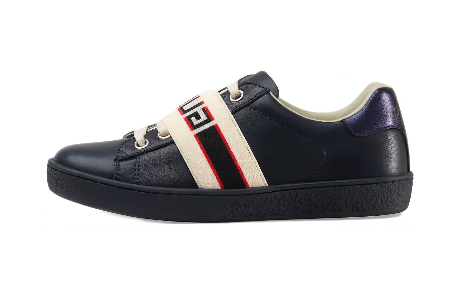 Buy (PS) Gucci Ace 'Garis Biru Gelap' 553053-0IIR0-4065