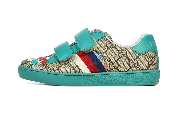 Buy (PS) 구찌 에이스 GG 수프림 블루 벨크로 463090-2DG10-8473