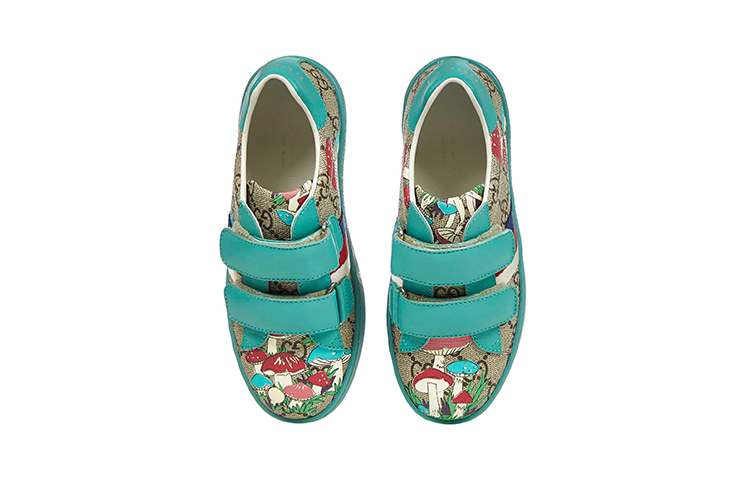 (PS) Gucci Ace 'GG Supreme Sea Blue Velcro' 圖 3