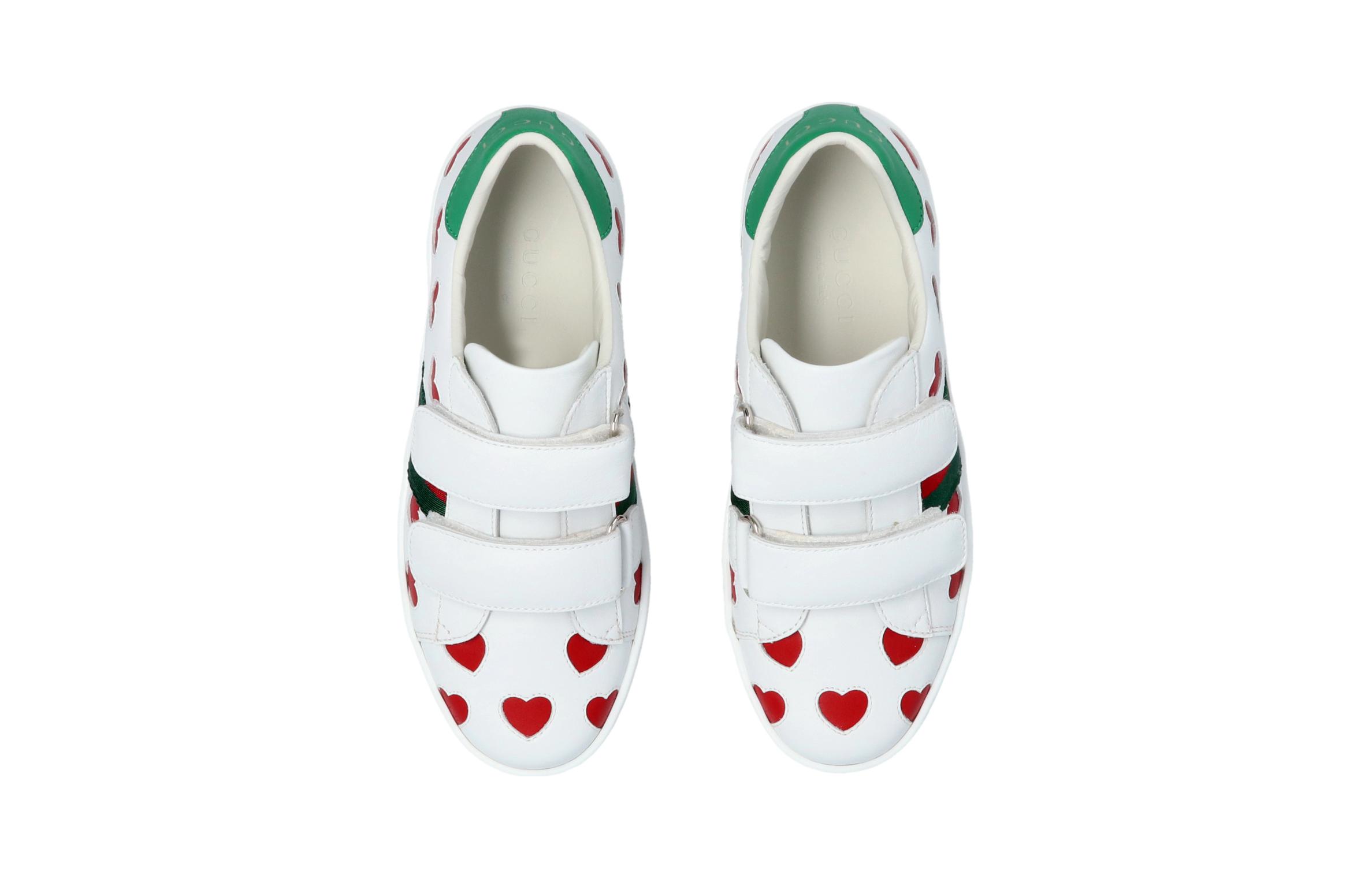 (PS) Gucci Ace 'Love Heart - White' 圖 5