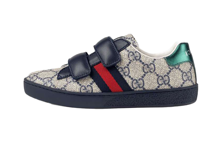 Buy (PS) 구찌 에이스 슈프림 캔버스 (다크 블루) 463090-9C220-4097