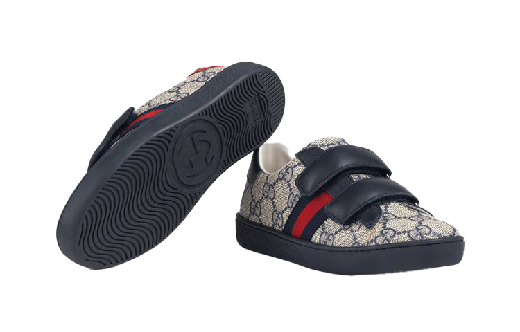 (PS) Gucci Ace 'Supreme Canvas - Dark Blue' 圖 5