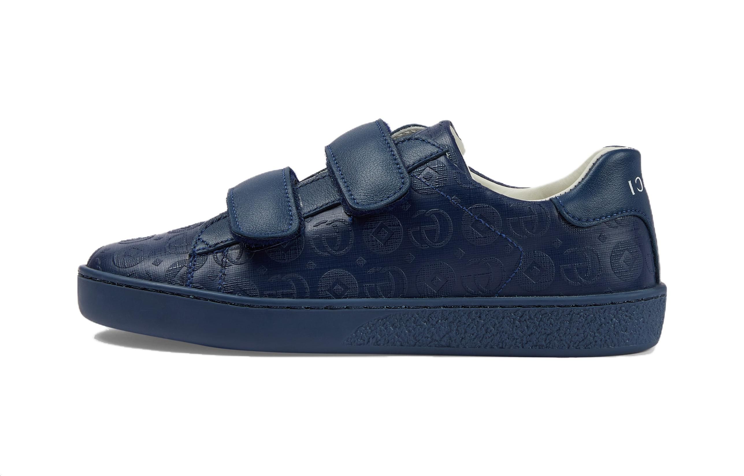 (Preschool) Gucci Ace Low 'Blue Velcro' 756263-FACEZ-4236