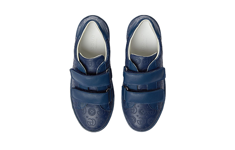 Shop (PS) Gucci Ace 低帮'蓝色魔术贴' 756263-FACEZ-4236