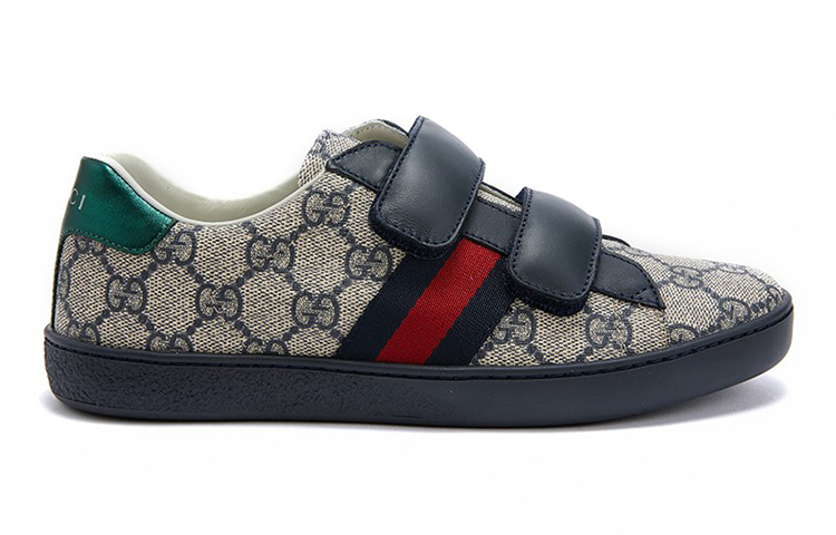 Order (PS) Gucci Ace Low 'Navy' Sepatu Sneakers 463091-9C220-4097