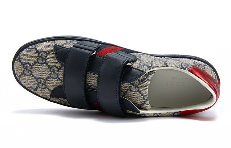 Shop (PS) Gucci Ace Low 'Navy' Sepatu Sneakers 463091-9C220-4097