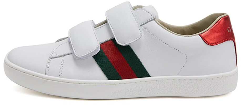 兒童 GUCCI古馳 ACE 低筒 兒童板鞋 白紅綠 Buy 兒童 GUCCI古馳 ACE 低筒 兒童板鞋 白紅綠