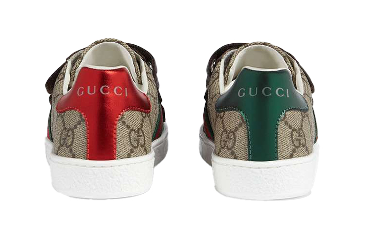 Shop (Preschool) Gucci Ace Low Brown 'Velcro Fashion' 463090-9C220-9797