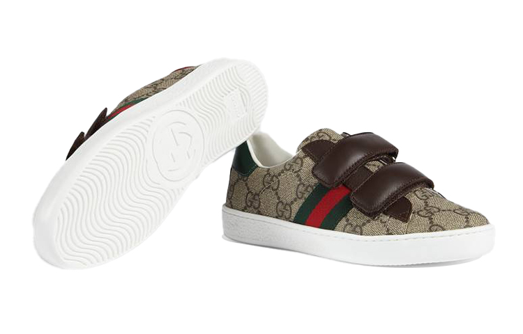 Purchase (Preschool) Gucci Ace Low Brown 'Velcro Fashion' 463090-9C220-9797