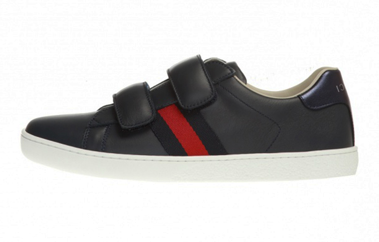 (Preschool) Gucci Ace Low Top Sneakers 'Black Fashion' 455496-CPWP0-4070