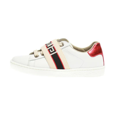 (PS) Gucci Ace Stripe Leather 'White Red Black'