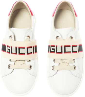 (Preschool) Gucci Ace Stripe Leather 'White Red Black' 553053-0IIR0-9065 Shop (Preschool) Gucci Ace Stripe Leather 'White Red Black' 553053-0IIR0-9065